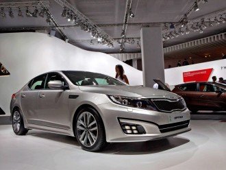 Обновлённый седан Kia Optima 2014