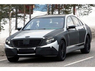 Mercedes-Benz S-class W222 з мінімальним камуфляжем