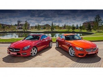 BMW Z4 и Mercedes SLK