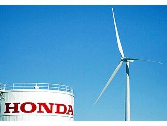 Honda встановлює вітрові турбіни