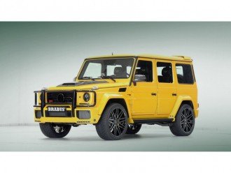 Жовтий позашляховик Brabus Mercedes-AMG G 63