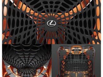 Кінетичне сидіння з павукового шовку Qmonos від Lexus