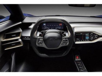 Технології цифрової панелі приладів суперкара Ford GT