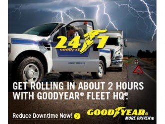 Компанія Goodyear покращує придорожній сервіс "24/7"