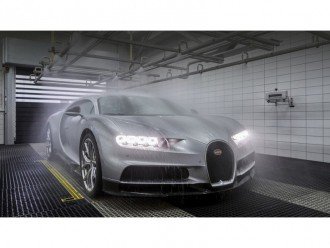 Деталі виробництва купе Bugatti Chiron W16
