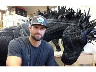 Скульптури з шин Goodyear