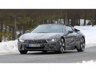 Серійна версія гібрида BMW i8 Spyder на тестуваннях