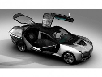 Концепт Qoros Model K-EV порадував дверима