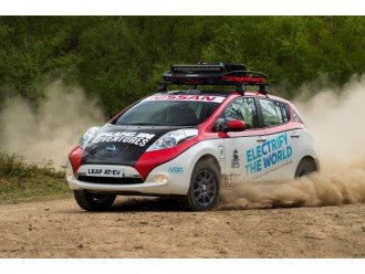 Електромобіль Nissan Leaf AT-EV виступить в Монголії