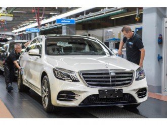 Оновлений Mercedes S-Class надійшов у виробництво