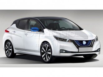 Якісний рендер Nissan Leaf 2018