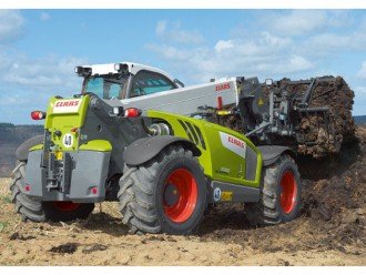 Навантажувач Claas люб'язно наданий компанією Liebherr