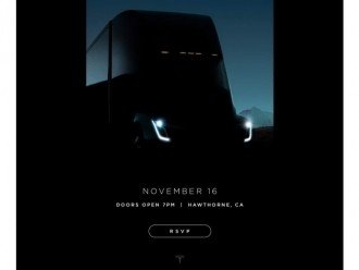 Tesla представить електричну вантажівку 16 листопада
