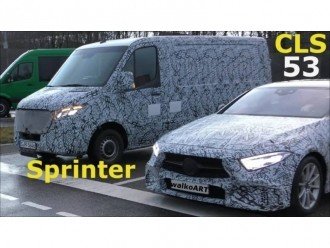 MERCEDES-AMG CLS 53 і НОВИЙ SPRINTER на вулицях Франкфурта