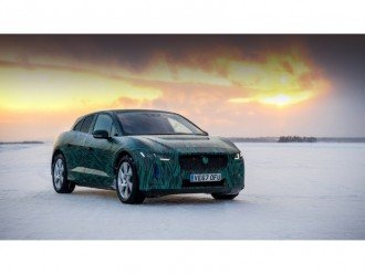 Тестується Jaguar I-Pace при температурі нижче -40°C.