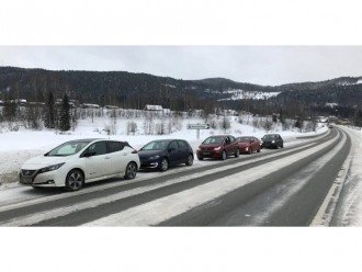 Тестуємо 5 електричних автомобілів на морозі в Норвегії