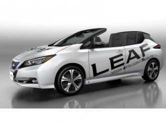 Представлений Nissan Leaf кабріолет