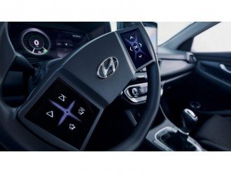 Hyundai встановить сенсорне рульове колесо