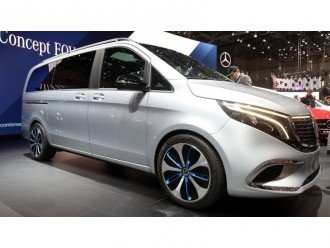 5 нових фактів про фургон Mercedes-Benz Concept EQV