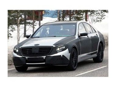 Mercedes-Benz S-class W222 з мінімальним камуфляжем