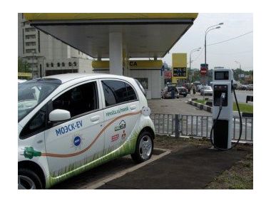 Станції швидкої зарядки для електромобілів в Москві
