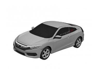 Honda Civic 2016 показали в патентних малюнках