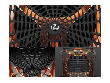 Кінетичне сидіння з павукового шовку Qmonos від Lexus