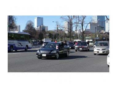 Як їде кортеж прем'єр-міністра Японії. Відео