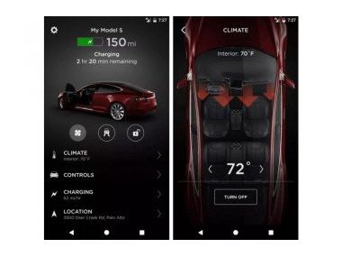 Нова версія програми "My Tesla" для iOS і Android