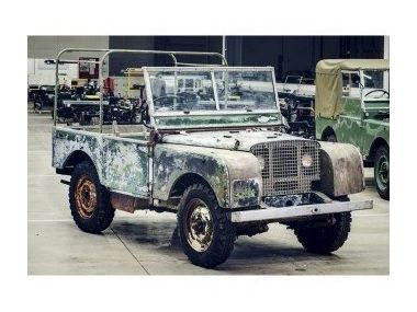 Презентаційний Land Rover 1948 року випуску.