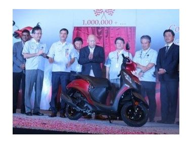 Завод Yamaha Chennai досяг мільйонного рубежу