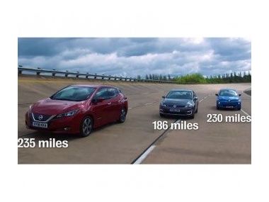 Порівнюємо Nissan Leaf проти VW e-Golf та Renault Zoe
