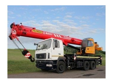 Мобільні кранові установки Palfinger Sany